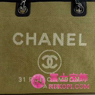 シャネル スーパーコピー　2012年春夏新作　DEAUVILLE　キャンバストートバッグ ベージュ(ECRU) A67001aaass